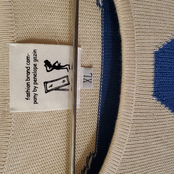 Fashion Brand Company Trompe A L'Oeil Knit Dress - Size XL - Picture 2 of 5